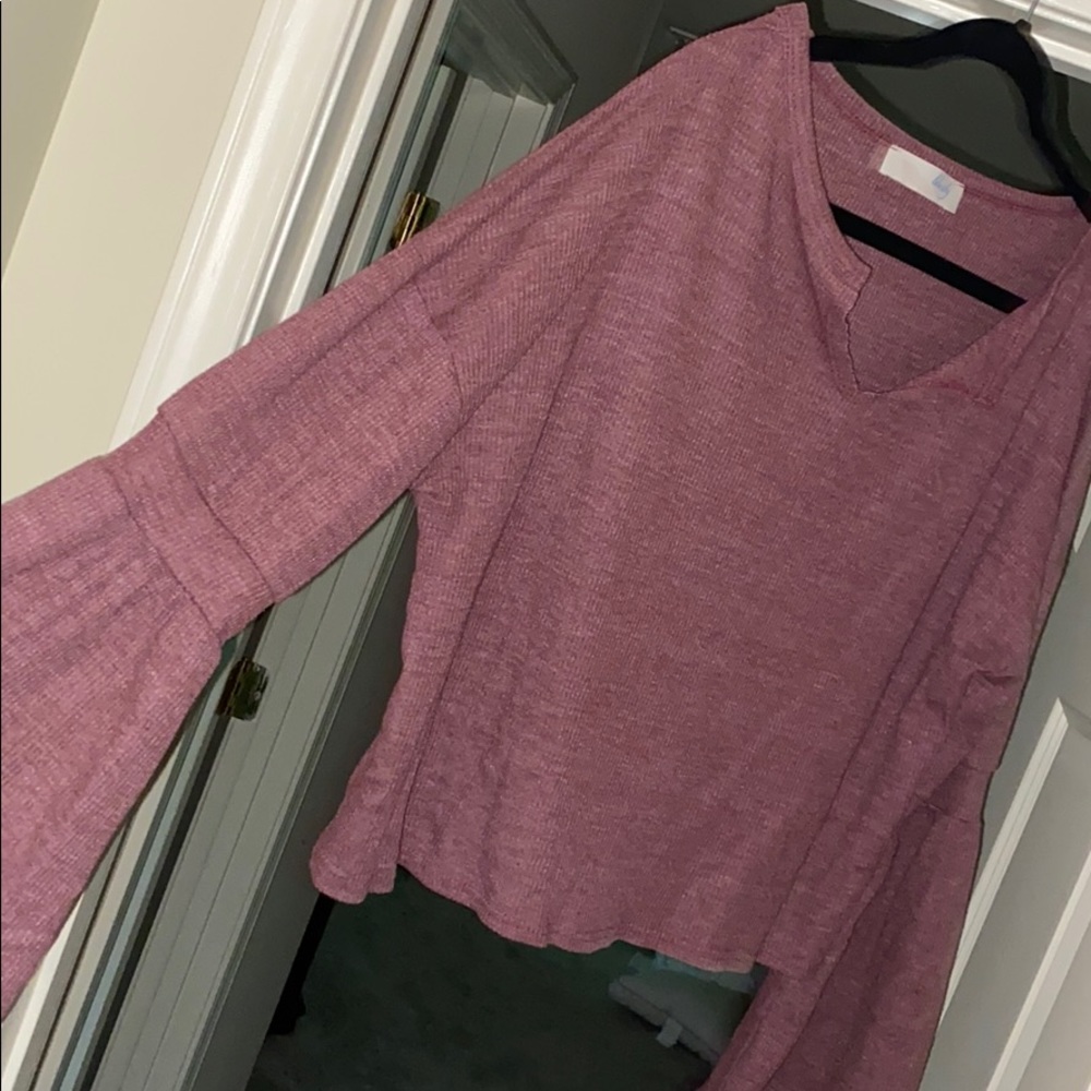 Bell sleeved sweater